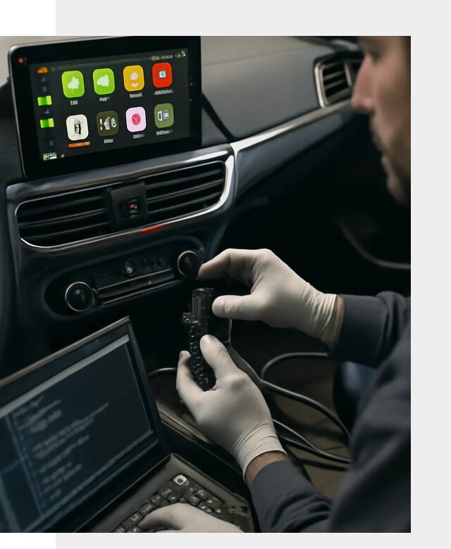 Активация Apple CarPlay в Узловой для штатной мультимедиа